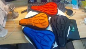 MTB Bike Silicone Cycling Bicycle Saddle Breathable Gel Cushion Soft Pad Seat Cover