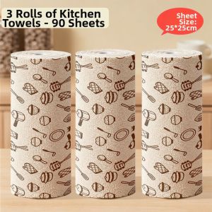 ReeDoon | Weekly Disposable Kitchen Dish Cloth Not Greasy Easy to Clean Thick Absorbent No Fuzz