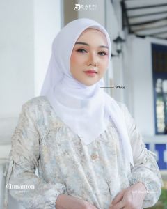 CINNAMON Scarft Voal Premium Daffi Hijab Segiempat Anti Mleyot Seragam Sekolah Viral