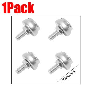 5Packs Car License Plate Frame Screw Fastener Nut Clip Stainless Steel Rustproof Universal Auto Exterior Accessory Anti-Theft Security Bolt