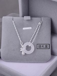 925 Sterling Silver Necklace: A Safe Buckle Pendant for Women