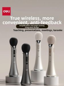 deli | Wireless Handheld Microphone for Teaching Karaoke Speaking