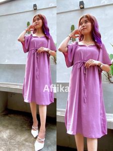 Dress Kekinian Viral || Home Dress Cantik ||  Dress Remaja || Fuji Dress || Daster Nyaman Crinkle Airflow Super Premium