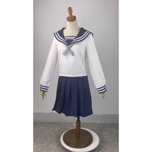 Anime Jujutsu Kaisen Amanai Riko Cosplay Costume Sailor JK Dress Outfit School Uniform Wig Full Set Halloween Party
