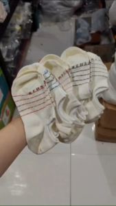 PO77 kaos kaki pendek invisible hidden socks wanita dewasa bawah mata kaki bahan katun premium lembut Fashion korean socks
