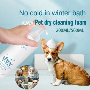 Dog Shampoo Cat Shampoo Pet Dry Cleaning Foam Body Wash Deodorant Antipruritic Puppy Rabbit Shower