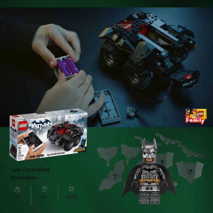 LEGO 76112 App-Controlled Batmobile (BATMAN) by Brick Family | Lazada.co.th