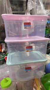 box  konstener kotak  tutup tempat penyipan makanan ukuran 2500ml   1ps