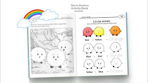 Red to Rainbow Activity Book by King Medina - Activity Book for Kids from WildRed Publishing (Paperback)