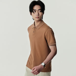 Summer Thin Pure Cotton Polo Shirt Short Sleeves