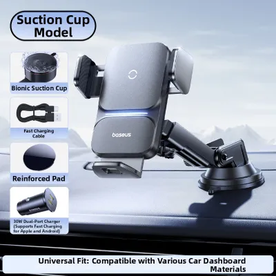 BASEUS | Fast Charging Car Phone Mount Wireless Charger