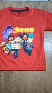 Baju Kaos Setelan Anak Laki Laki Dan Perempuan Karakter Kartun Jumbo Lucu Usia 1 - 10 Tahun - DTF