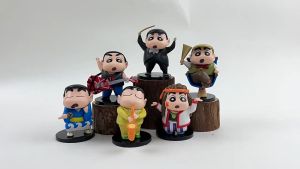 Set 6 mô hình SHIN cậu bé bút chì nhảy múa siêu cute - 2024