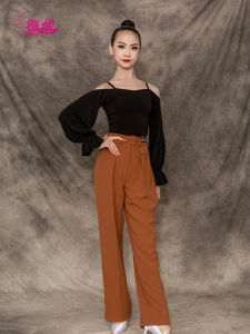 Venny Vinistyle Internet Celebrity Latin Dance Wear Suit Exercise Clothing Womens Professional High-End Pants New Arrival Elegant Dancing Dress