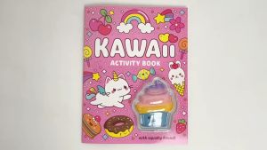 Kawaii Squishy Activity Book With Fun Activities Colouring & Puzzles For Kids