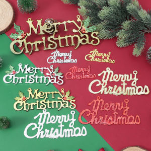 Christmas Decorations Christmas Tree Decoration Accessories Letter Card DIY Handmade Garland Material Scene Layout