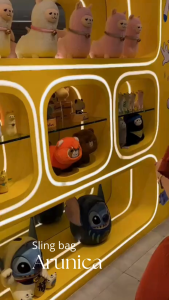 Phillipe Jourdan Arunica Tas Selempang Wanita Mocca (Nylon)