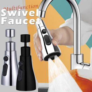 [Local Shipment] KEBIDU 3 In1 Kitchen Faucet Black Replaceable Water Tap Pull Out Sink Mixer Tap Head Filtered Water Tap