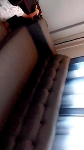 Percuma 1 Bangku Sofa Kain Coklat 3 Seater Sofa Bentuk L