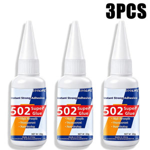 LOOLIFL | SuperGlue Instant Strong Adhesive Fast Drying Waterproof Clear Glue For Plastic Metal Wood Ceramic Leather Multi Material Repair