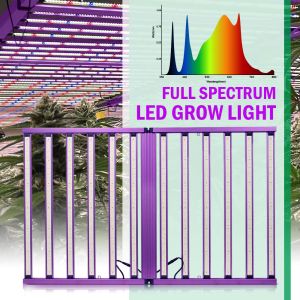 ไฟปลูกต้นไม้ 1000W/1200W /1450W LED Grow Light Full spectrum SAMSUNG LM281B OSRAM 3 channel DIM ขนาดใหญ่ ไฟปลูกต้นไม้ ไฟช่วยต้นไม้โตเร็ว