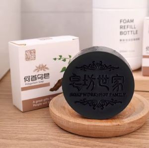 Polygonum Multiflorum Handmade Soap Promotes Hair Growth and Prevents Hair Loss Essential Oil Soap Shampoo Soap 100g