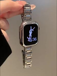 iSeriseWatch | Breathable Silver Chain Stainless Steel Band