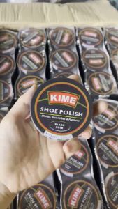 Xi đánh giày KIME cao cấp chính hãng dạng sáp đủ màu nâu đen làm sạch và bảo vệ da giày bền đẹp hơn RUNO