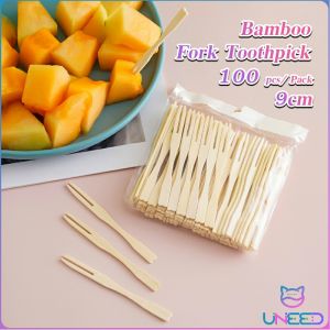 Need. Bamboo Fork Small Fork for Siomai Takoyaki Fishball Fruits Salads Desserts 100 pcs