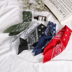 INS Bandana Headband Headband Paisley Easiest for Match Cotton and Linen Art South Korea Hiphop Small Square Towel Trendy Street Women