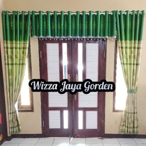 GORDEN 1 SET LENGKAP PINTU JENDELA PONI BAHAN PREMIUM BLACKOUT IMPORT TEBAL BAGUS MEWAH BERKUALITAS