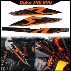 For KTM DUKE 790 890 duke 790 890R 890GP Motorcycle Accessories Front Fairing Stickers Stripe Tape Moto Chain Cover Decor Decals