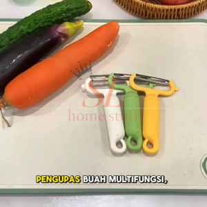 Peeler Pisau Pengupas Buah Sayur Pisau pengupas Stainlees Serbaguna Multifungsi