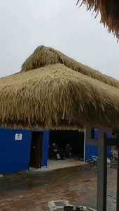 【ส่งจากไทย】แฝกเทียม ขนแฝกสูง15 cm. แฝกมุงหลังคา หญ้าแฝก หลังคาหญ้าเทียม ฟางเทียม แฝกเนื้อเหนียว กัน UV หลังคากันแดด 1*1M/1*2M