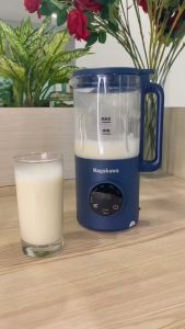 Máy làm sữa hạt đa năng Nagakawa NAG0825 dung tích 06L công suất 500W màn hình led lưỡi dao 6 cánh hẹn giờ nấu 12 tiếng bảo hành 12 tháng