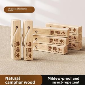 MONLEYTA | Natural Camphor Wood Stick Deodorant Pest Control Wardrobe Moisture Proof Cockroach Repellent Fragrant Camphor Wood Ball Block