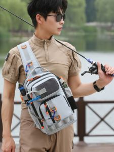 Fishing Tackle Bag Rod-Attachable Backpack