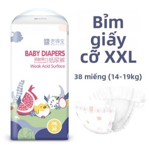Tã lót D.CARE 7XL thấm hút nhanh thoáng khí dùng một lần cho bé trên 21kg