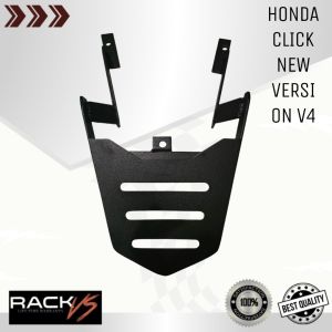 RACKVSBRACKETFORHONDACLICKV4 PLATEDTYPEPOWDERCOATEDHEAVYDUTYLIFETIMEWARRANTY