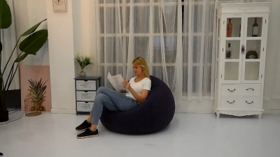CUTEHOME Bean Bag Dewasa Single Sofa Minimalis Sofa Millenial Bean Bag portabel Sofa Santai Angin Wa