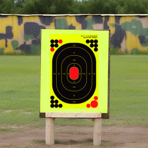 9.5*14.5-inch Competition Shooting Practice Black Track Target Paper Splatter Color-Changing Self-Adhesive Stickers