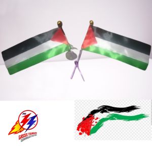 bendera palestina silang tempel