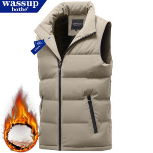 Wassup Winter New Style Thickened Cotton Jacket Windproof Water Repellent Stand Collar Casual Fashionable Urban Mens Coat
