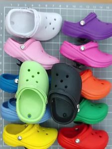 1Pcs Funny Mini Shoe Charms 3D Colorful Decorations Cute PVC Ornaments for Croc Clogs & Casual Shoes Hole Shoes Sandals Slipper