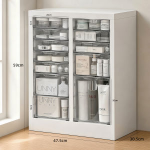 Multi-level Movable Iron Storage Cabinet