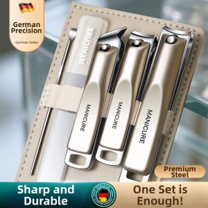 Large Portable Slant-Edge Nail Clippers Set