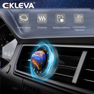 EKLEVA Car Air Vent Fragrance Clip Car Air Outlet Perfume Planet Styling Rotation Auto Air Freshener Parfume Aroma Air Conditioner Clip