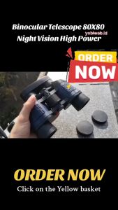 COD KIRIM CEPAT NIGHT WORKING Teropong Binocular Jarak Jauh Magnification 80x80 Night Vision Outdoor