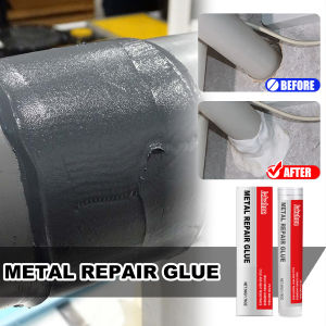 JAKEHOE Metal Repair Glue 50g High-Strength Metal Heat &Cold Welding Repairation Agent Metal Pipes Defect Filling Epoxy Adhesive