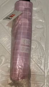 Payung lipat 3 kotak enjoy summer / lapis hitam UV / GRC - 05